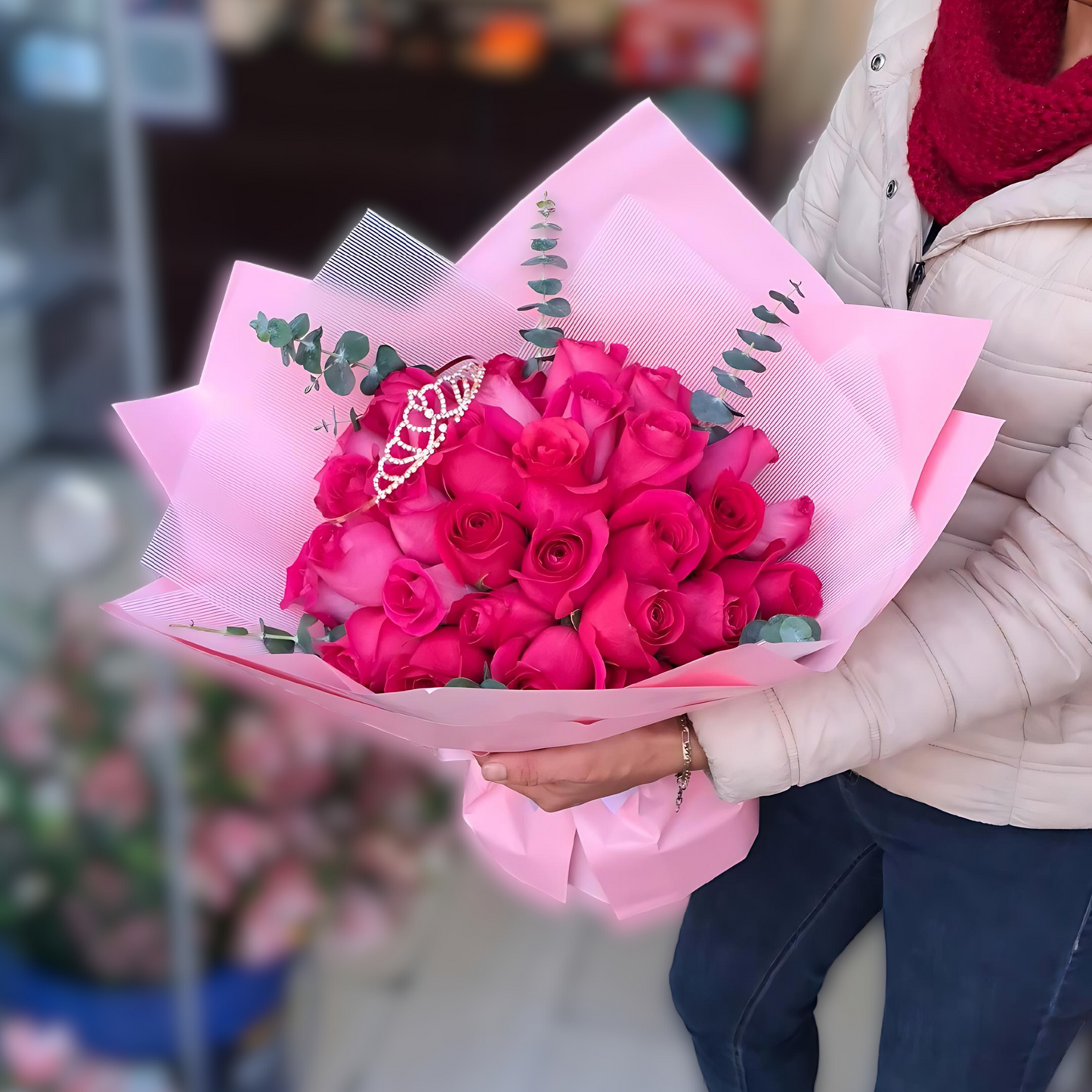 Mini Buchón 30 rosas