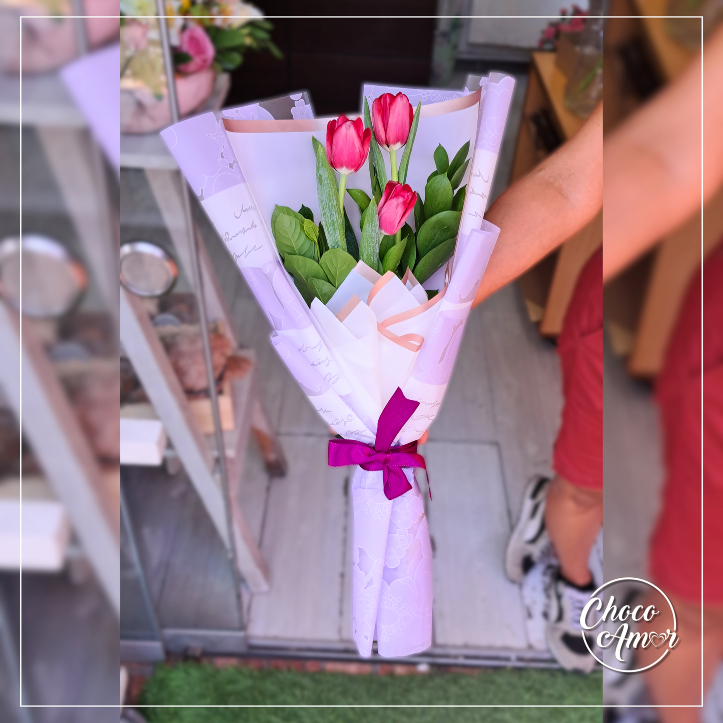 Ramo de 03 tulipanes