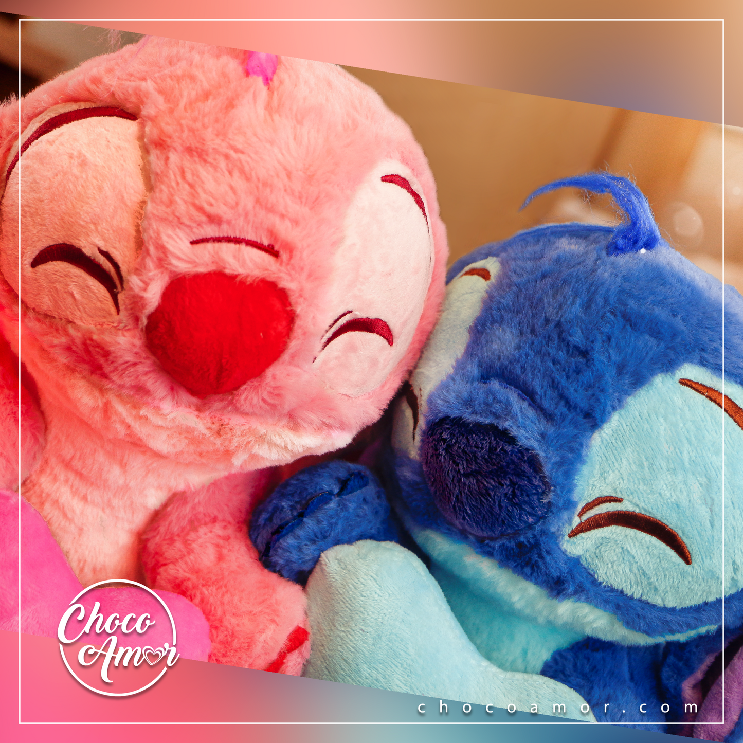 Pareja Stitch y Angela
