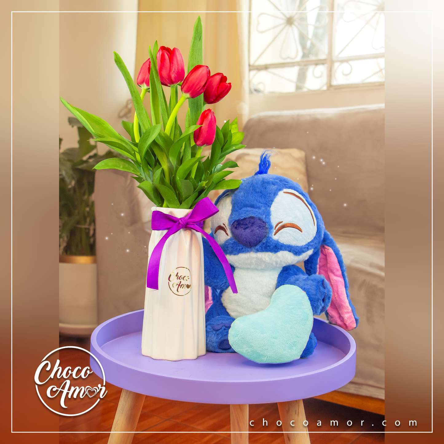 Tulipanes & Stitch