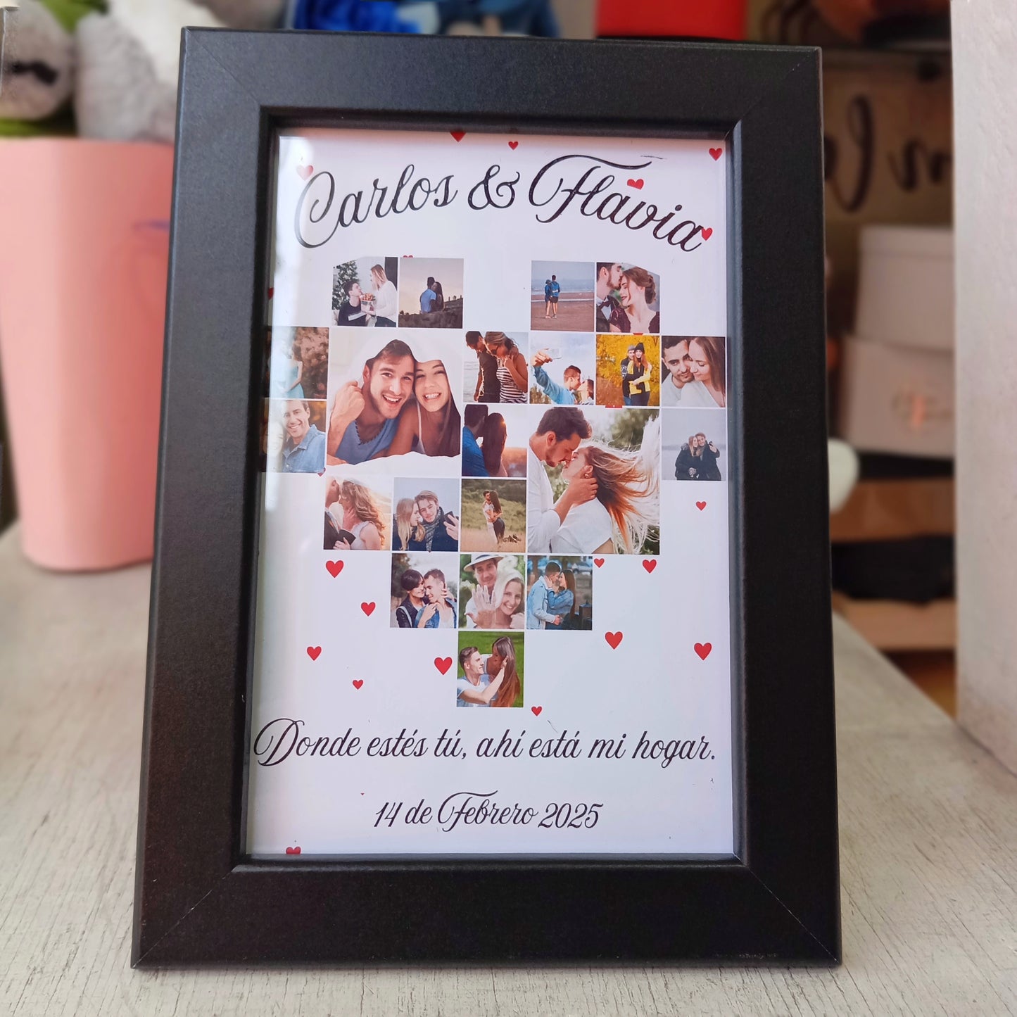 Corazón de fotos