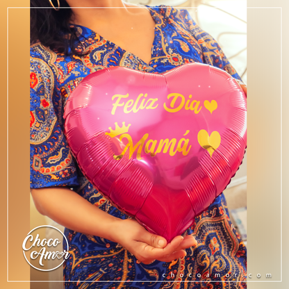 Globo Metalizado de corazón