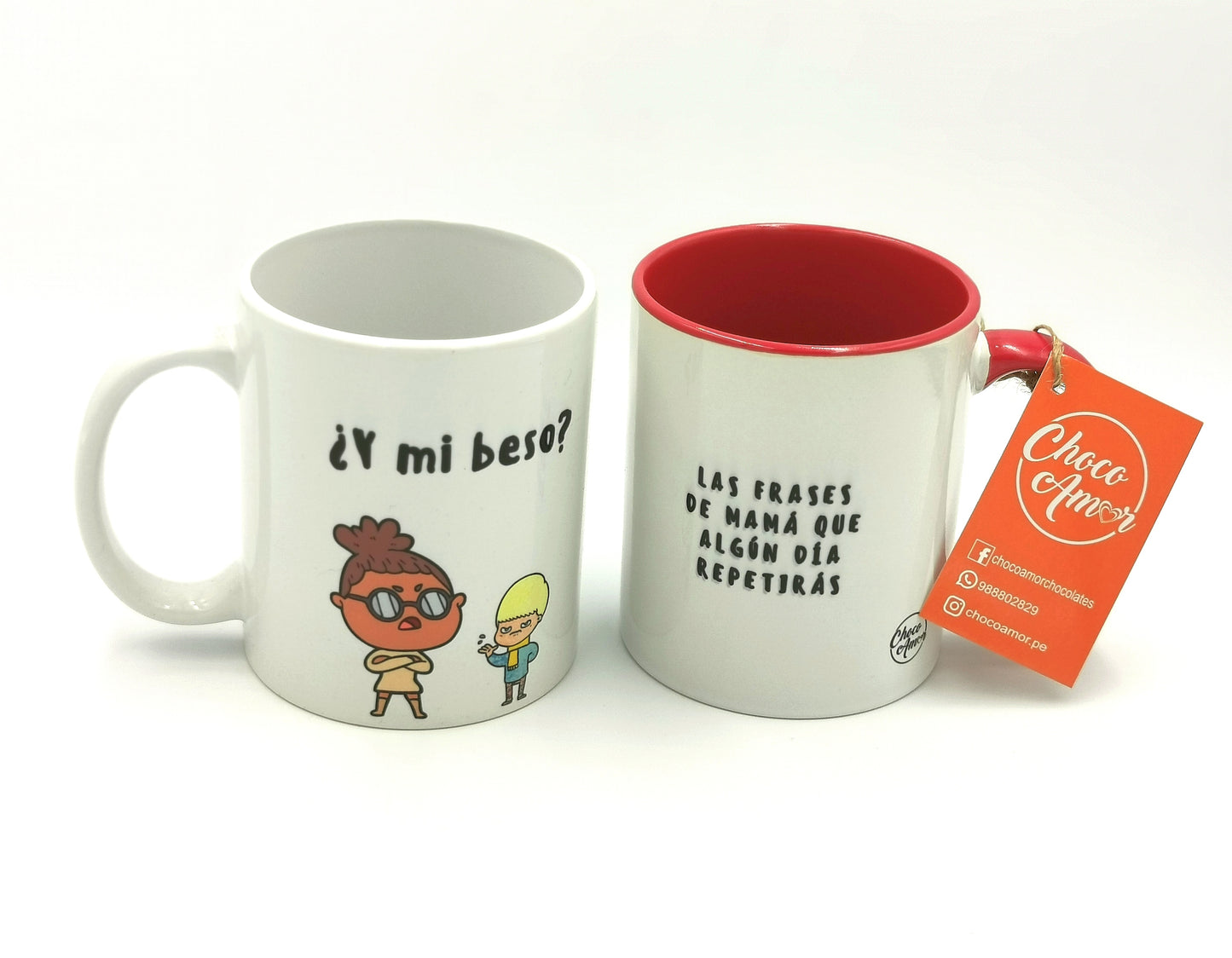 TAZAS 11 Oz.  FRASES DE MAMÁ
